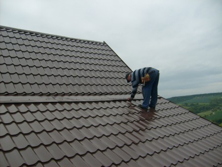 přechod sklonu střechy